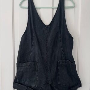Free People Black Shorts overalls